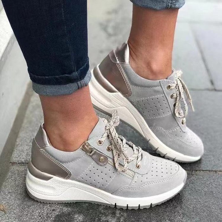 Fashion Chunky-soled Sneakers Outdoor Walking Running Casual Shoes For Women