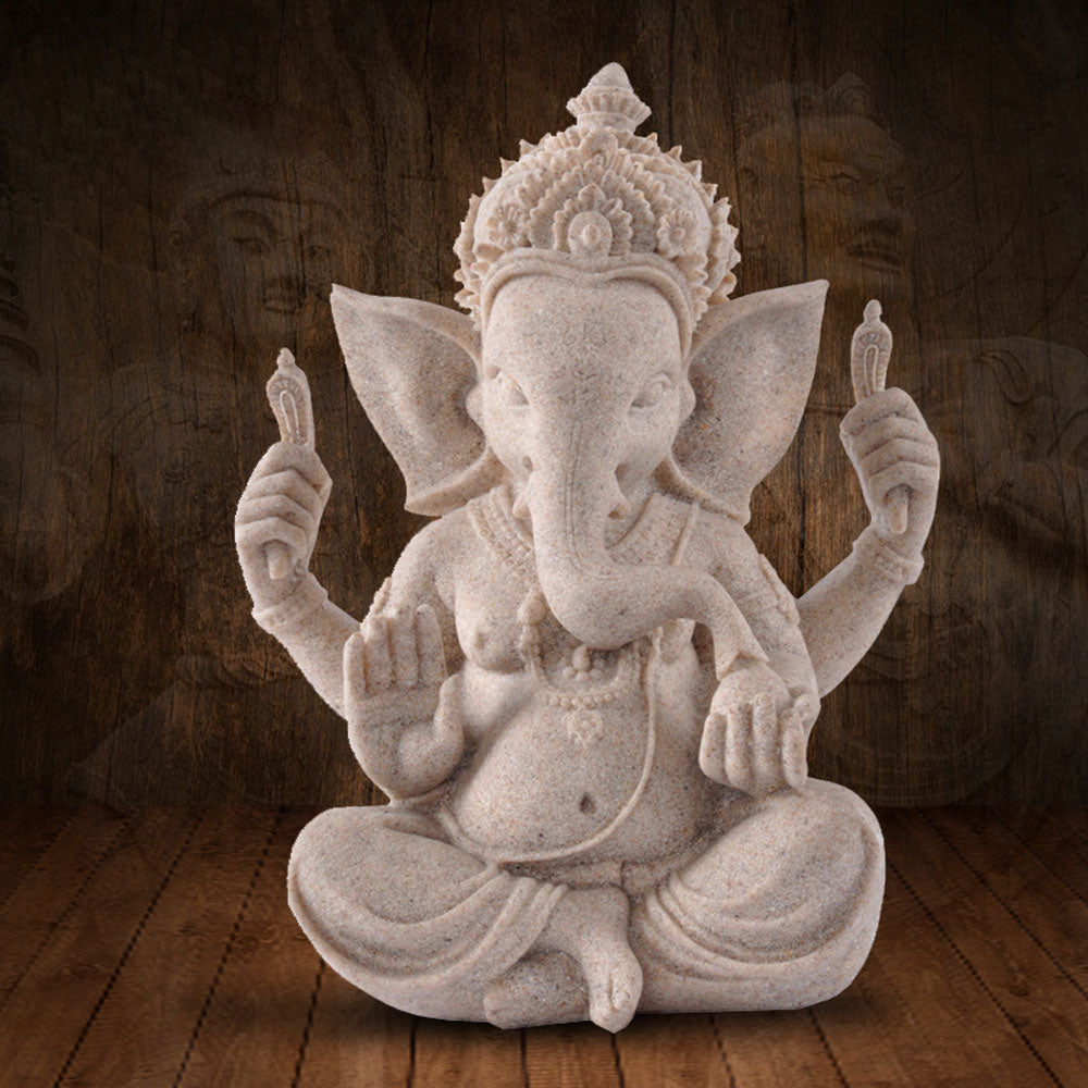 Ganesha rock statue