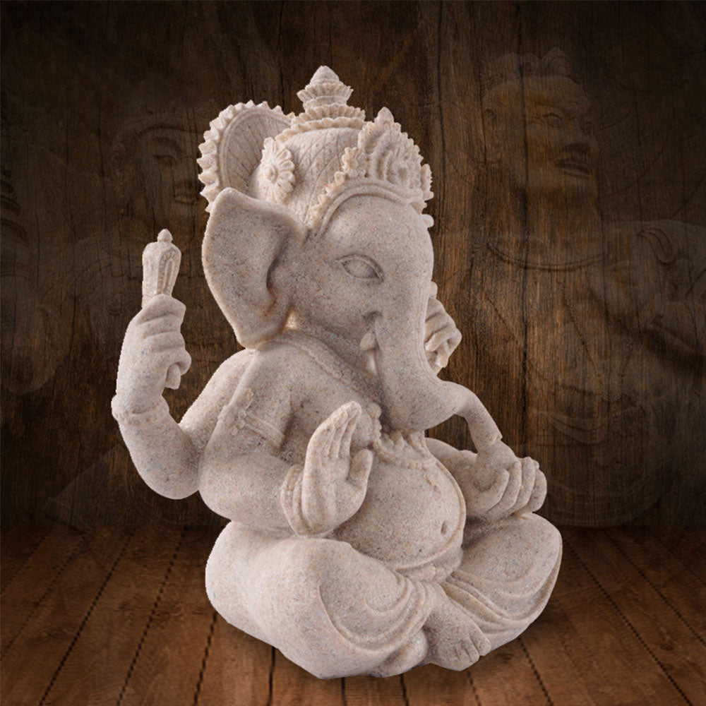 Ganesha rock statue