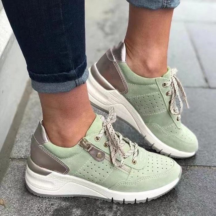 Fashion Chunky-soled Sneakers Outdoor Walking Running Casual Shoes For Women
